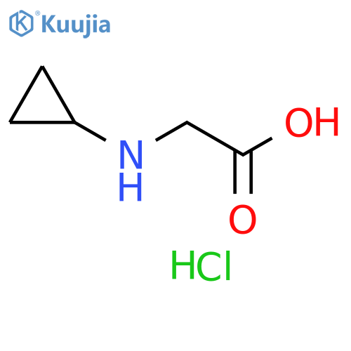 2-(cyclopropylamino)acetic acid hydrochloride structure