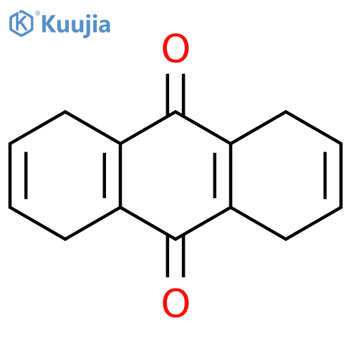 1,4,5,8-tetrahydroanthracene-9,10-dione structure