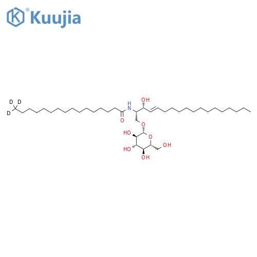 N-Palmitoyl-(methyl-D3)-glucopsychosine structure