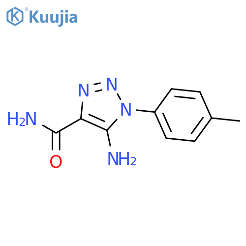 5-Amino-1-(4-methylphenyl)-1H-1,2,3-triazole-4-carboxamide structure
