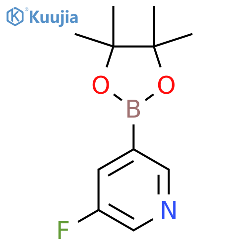 3-Fluoro-5-(4,4,5,5-tetramethyl-1,3,2-dioxaborolan-2-yl)pyridine structure