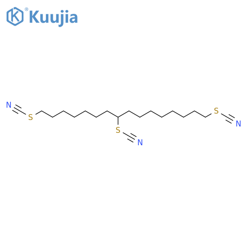 THIOCYANIC ACID, 1,8,16-HEXADECANETRIYL ESTER structure