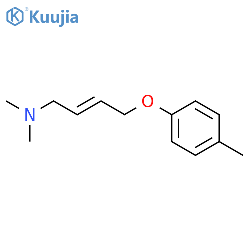 2-Buten-1-amine, N,N-dimethyl-4-(4-methylphenoxy)- structure