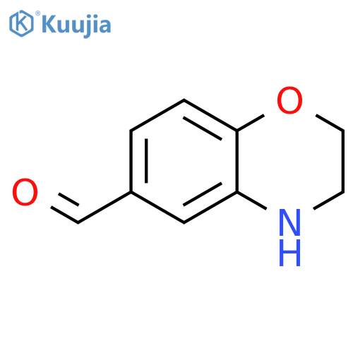 3,4-DIHYDRO-2H-BENZO[B][1,4]OXAZINE-6-CARBALDEHYDE structure