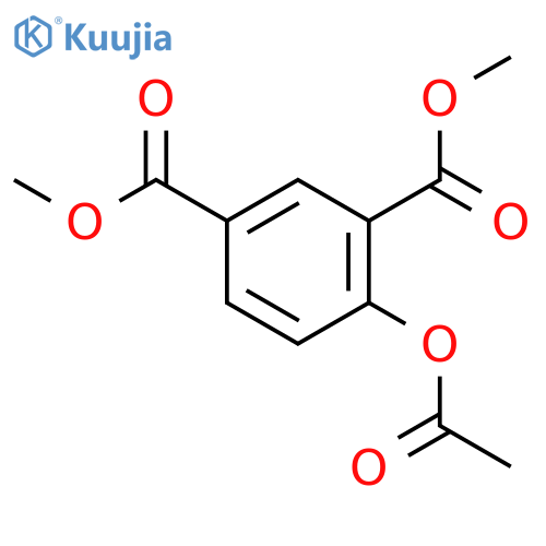 4-Acetoxyisophthalic Acid Dimethyl Ester structure