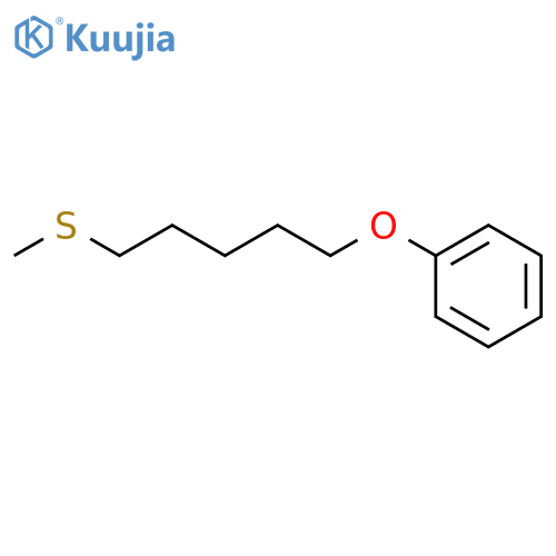 Benzene, [[5-(methylthio)pentyl]oxy]- structure