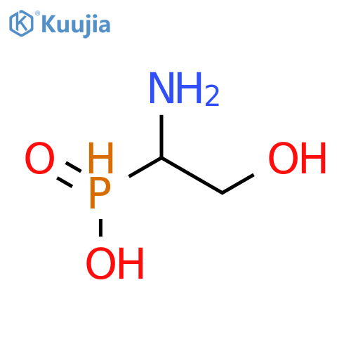 Phosphinic acid, (1-amino-2-hydroxyethyl)- structure