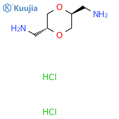 rac-1-(2R,5S)-5-(aminomethyl)-1,4-dioxan-2-ylmethanamine dihydrochloride, trans structure