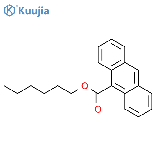 9-ANTHRACENECARBOXYLIC ACID, HEXYL ESTER structure