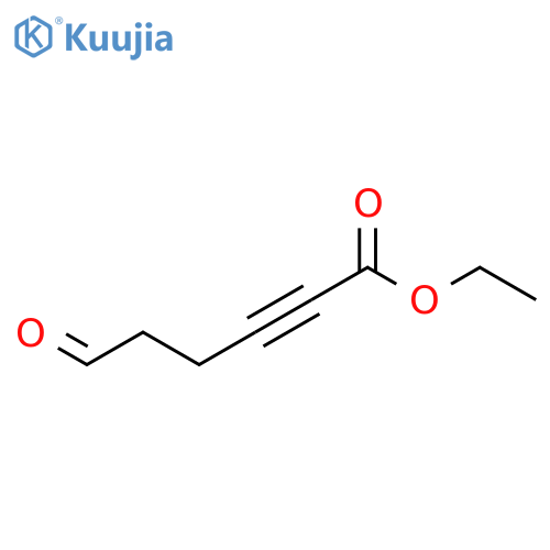 2-Hexynoic acid, 6-oxo-, ethyl ester structure