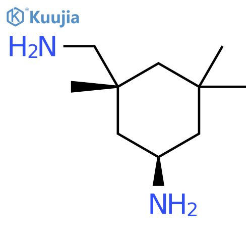 Cyclohexanemethanamine, 5-amino-1,3,3-trimethyl-, (1R,5R)-rel- structure