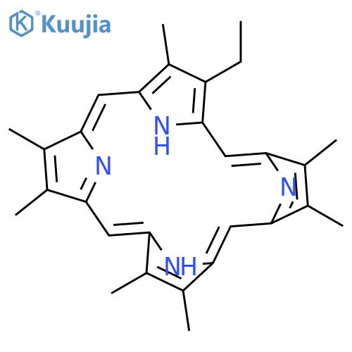 21H,23H-PORPHINE, 2-ETHYL-3,7,8,12,13,17,18-HEPTAMETHYL- structure