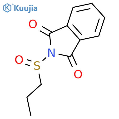 1H-Isoindole-1,3(2H)-dione, 2-(propylsulfinyl)- structure