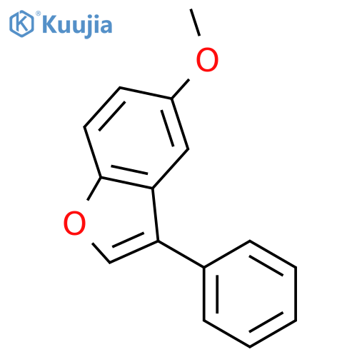 5-methoxy-3-phenylbenzofuran structure