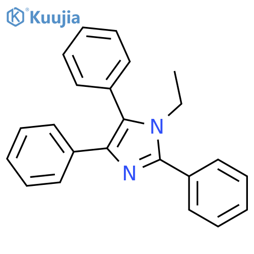 1H-IMIDAZOLE, 1-ETHYL-2,4,5-TRIPHENYL- structure