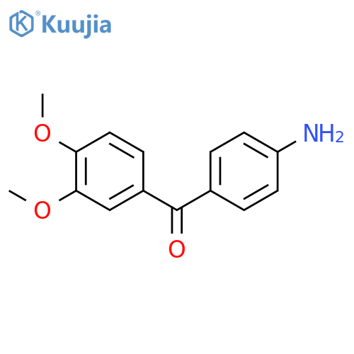 4-(3,4-dimethoxybenzoyl)aniline structure