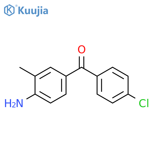 METHANONE, (4-AMINO-3-METHYLPHENYL)(4-CHLOROPHENYL)- structure