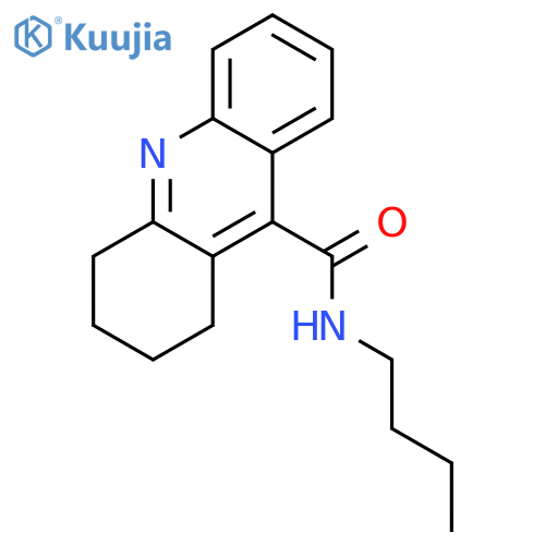 N-Butyl-1,2,3,4-tetrahydroacridine-9-carboxamide structure