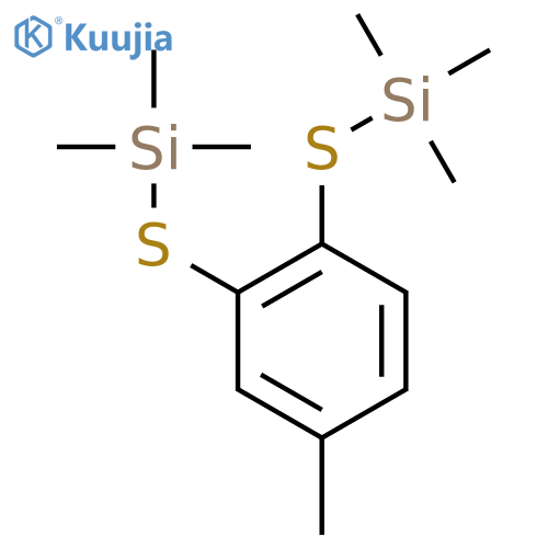 SILANE, [(4-METHYL-1,2-PHENYLENE)BIS(THIO)]BIS[TRIMETHYL- structure