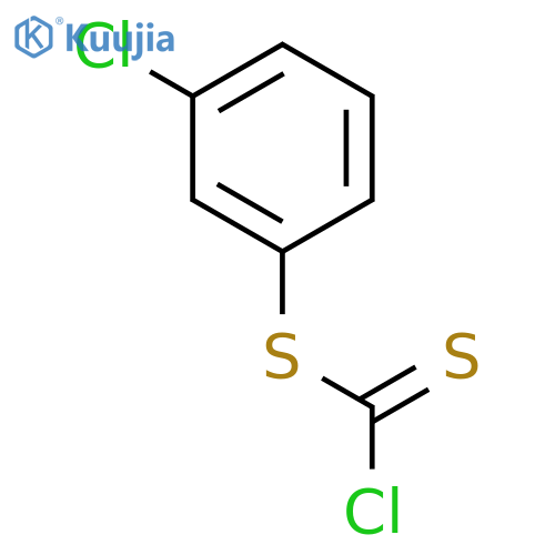 CARBONOCHLORIDODITHIOIC ACID, 3-CHLOROPHENYL ESTER structure