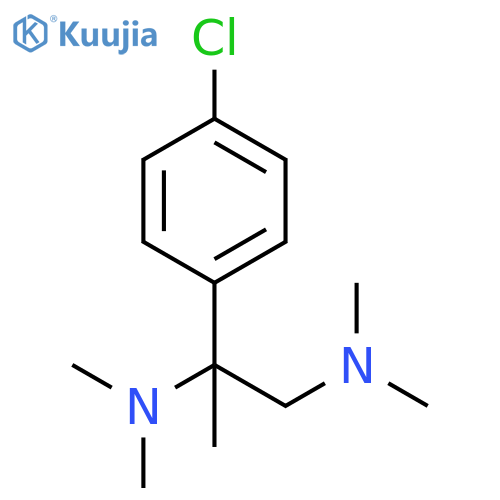 1,2-Propanediamine, 2-(4-chlorophenyl)-N,N,N',N'-tetramethyl- structure