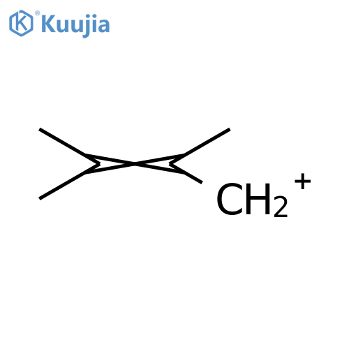 2-Butenylium, 2,3-dimethyl- structure