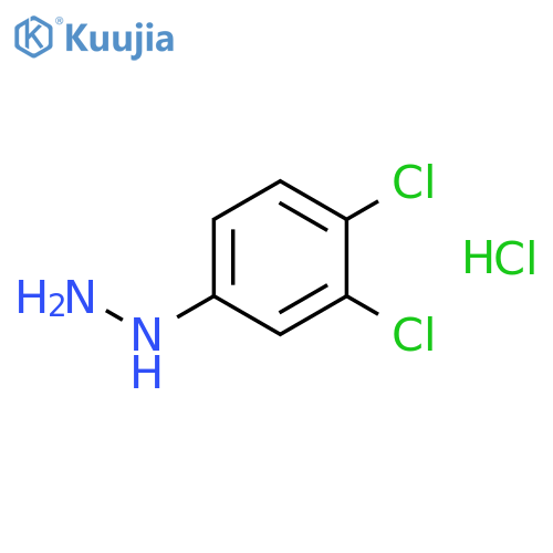HYDRAZINE, (3,4-DICHLOROPHENYL)-, HYDROCHLORIDE structure