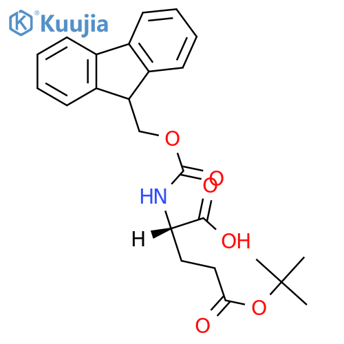 Fmoc-L-glutamic acid 5-tert-butyl ester structure