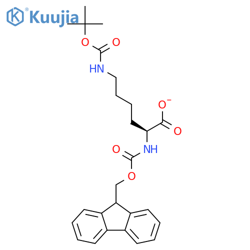 Fmoc-L-Lys (Boc)-OH structure