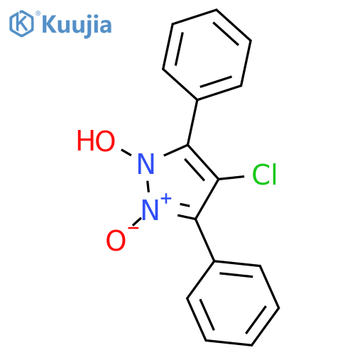 1H-Pyrazole,4-chloro-1-hydroxy-3,5-diphenyl-, 2-oxide structure