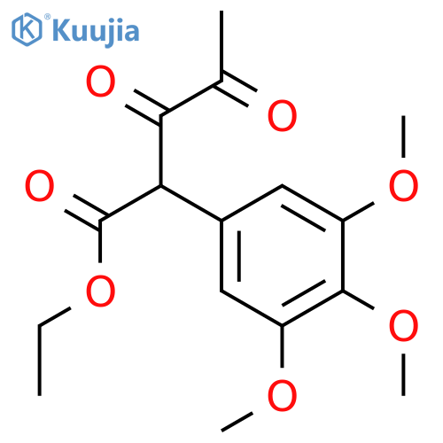 Benzenepentanoic acid,3,4,5-trimethoxy-b,d-dioxo-, ethyl ester structure