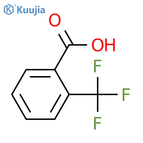 Benzoic acid,(trifluoromethyl)- structure