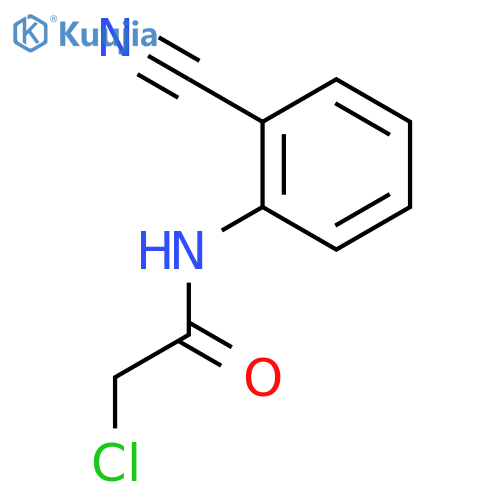 2-Chloro-N-(2-cyanophenyl)acetamide structure