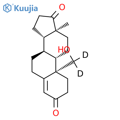 Androst-4-ene-3,17-dione-19,19-d2,19-hydroxy- structure