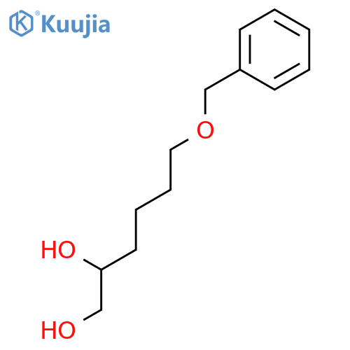 1,2-Hexanediol, 6-(phenylmethoxy)- structure