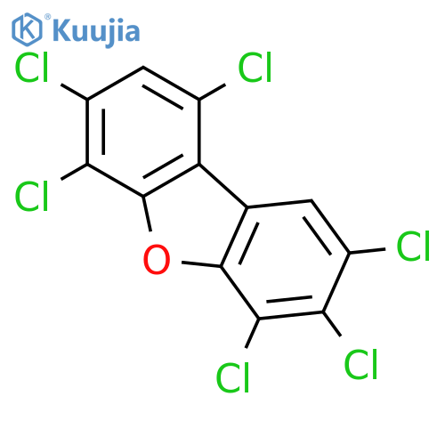 Dibenzofuran, 1,3,4,6,7,8-hexachloro- structure