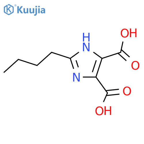 2-Butylimidazole-4,5-dicarboxylic Acid structure