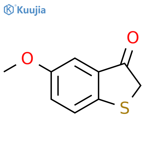 Benzo[b]thiophen-3(2H)-one, 5-methoxy- structure