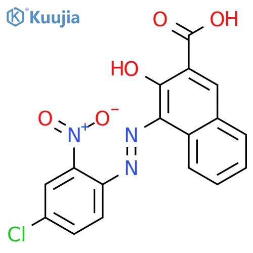 2-Naphthalenecarboxylicacid, 4-[2-(4-chloro-2-nitrophenyl)diazenyl]-3-hydroxy- structure