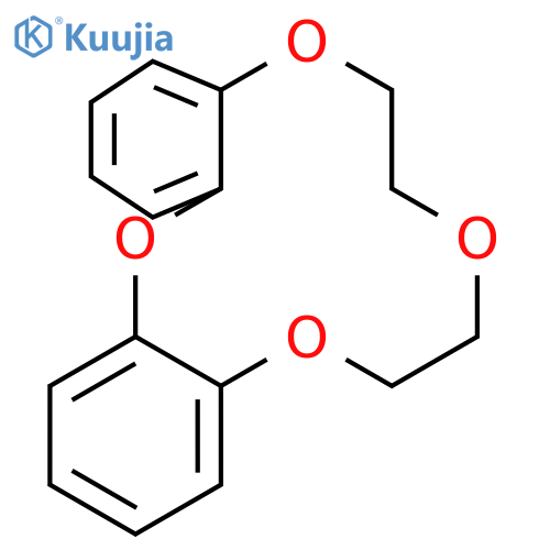 Dibenzo[b,e][1,4,7,10]tetraoxacyclododecin, 6,7,9,10-tetrahydro- structure