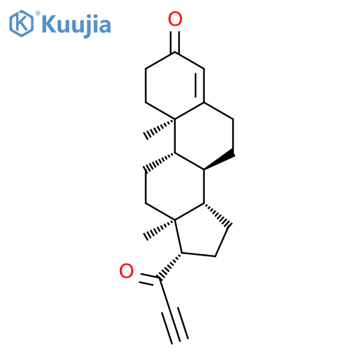 Androst-4-en-3-one,17-(1-oxo-2-propynyl)-, (17b)- (9CI) structure