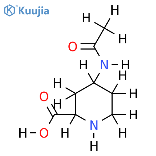 (2S,4R)-4-Acetaminopipecolsaeure structure