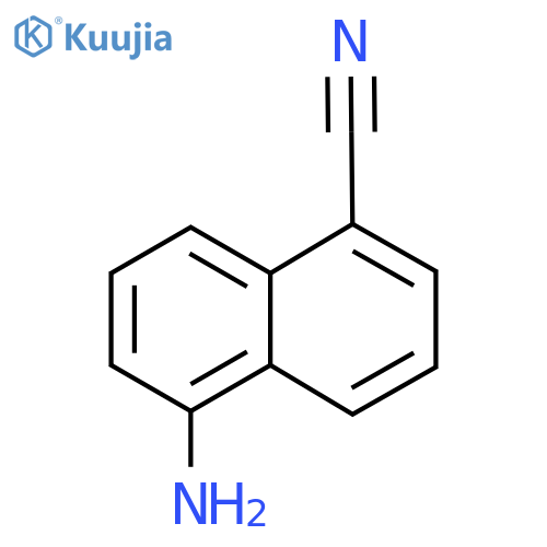 1-Naphthalenecarbonitrile, 5-amino- structure
