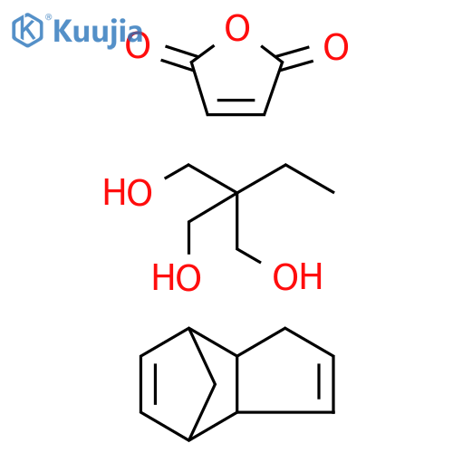 2,5-Furandione,polymerwith2-ethyl-2-(hydroxymethyl)-1,3-propanedioland3a,4,7,7a-tetrahydro-4,7-methano-1H-indene structure