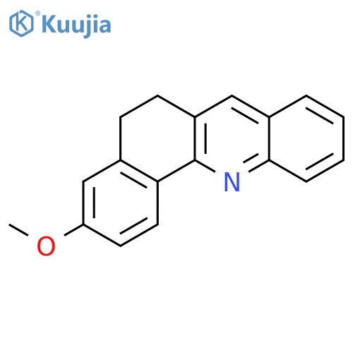 Benz[c]acridine, 5,6-dihydro-3-methoxy- structure