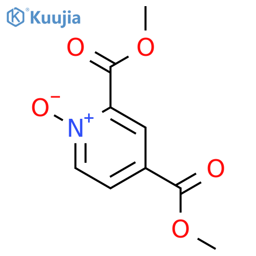 2,4-PYRIDINEDICARBOXYLIC ACID, DIMETHYL ESTER, 1-OXIDE structure