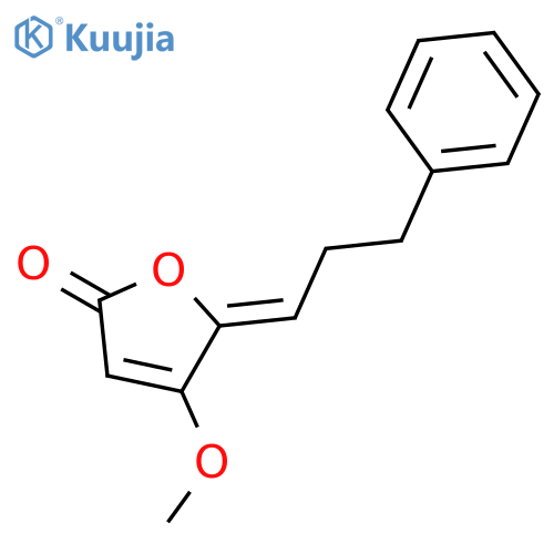 2(5H)-FURANONE, 4-METHOXY-5-(3-PHENYLPROPYLIDENE)-, (Z)- structure