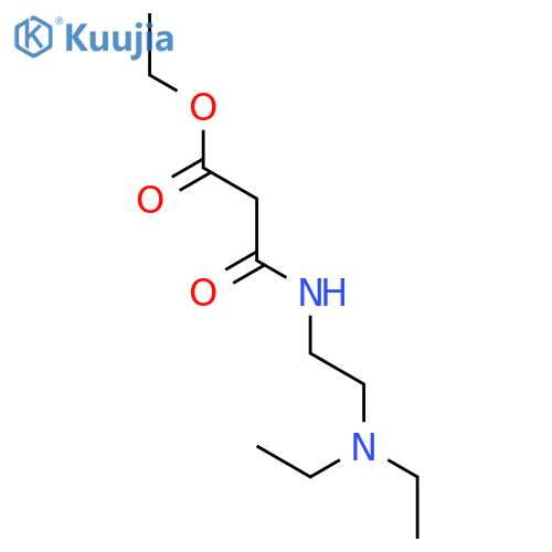 Propanoic acid, 3-[[2-(diethylamino)ethyl]amino]-3-oxo-, ethyl ester structure