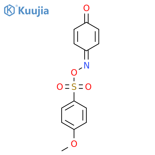 (4-oxocyclohexa-2,5-dien-1-ylidene)amino 4-methoxybenzene-1-sulfonate structure