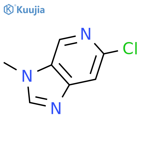 6-Chloro-3-methyl-3H-imidazo4,5-cpyridine structure